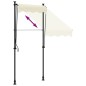 vidaXL Markise Einziehbar Creme 100x150 cm Stoff und Stahl vidaXL Markise Einziehbar Creme 100x150 cm Stoff und Stahl