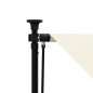 vidaXL Markise Einziehbar Creme 100x150 cm Stoff und Stahl vidaXL Markise Einziehbar Creme 100x150 cm Stoff und Stahl