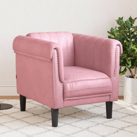 vidaXL Sessel Rosa Samt