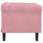 vidaXL Sessel Rosa Samt vidaXL Sessel Rosa Samt