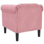 vidaXL Sessel Rosa Samt vidaXL Sessel Rosa Samt