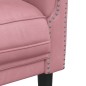 vidaXL Sessel Rosa Samt vidaXL Sessel Rosa Samt