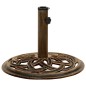 vidaXL Sonnenschirmständer Bronzen 44x44x31 cm Gusseisen vidaXL Sonnenschirmständer Bronzen 44x44x31 cm Gusseisen