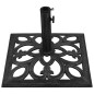 vidaXL Sonnenschirmständer Schwarz 47x47x33 cm Gusseisen vidaXL Sonnenschirmständer Schwarz 47x47x33 cm Gusseisen