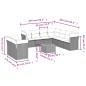vidaXL 11-tlg. Garten-Sofagarnitur mit Kissen Schwarz Poly Rattan vidaXL 11-tlg. Garten-Sofagarnitur mit Kissen Schwarz Poly Rattan
