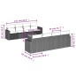 vidaXL 9-tlg. Garten-Sofagarnitur mit Kissen Schwarz Poly Rattan vidaXL 9-tlg. Garten-Sofagarnitur mit Kissen Schwarz Poly Rattan
