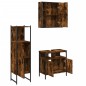 vidaXL 3-tlg. Badmöbel-Set Räuchereiche Holzwerkstoff vidaXL 3-tlg. Badmöbel-Set Räuchereiche Holzwerkstoff