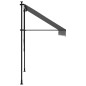 vidaXL Markise Einziehbar Anthrazit 200x150 cm Stoff und Stahl vidaXL Markise Einziehbar Anthrazit 200x150 cm Stoff und Stahl