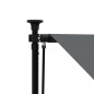 vidaXL Markise Einziehbar Anthrazit 200x150 cm Stoff und Stahl vidaXL Markise Einziehbar Anthrazit 200x150 cm Stoff und Stahl