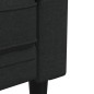 vidaXL Chesterfield-Sofa 3-Sitzer Schwarz Stoff vidaXL Chesterfield-Sofa 3-Sitzer Schwarz Stoff