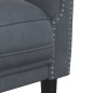vidaXL Sessel Dunkelgrau Samt vidaXL Sessel Dunkelgrau Samt