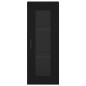 vidaXL Highboard Schwarz 34,5x34x180 cm Holzwerkstoff vidaXL Highboard Schwarz 34,5x34x180 cm Holzwerkstoff