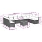 vidaXL 11-tlg. Garten-Sofagarnitur mit Kissen Schwarz Poly Rattan vidaXL 11-tlg. Garten-Sofagarnitur mit Kissen Schwarz Poly Rattan