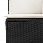 vidaXL 11-tlg. Garten-Sofagarnitur mit Kissen Schwarz Poly Rattan vidaXL 11-tlg. Garten-Sofagarnitur mit Kissen Schwarz Poly Rattan