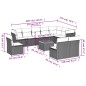 vidaXL 11-tlg. Garten-Sofagarnitur mit Kissen Schwarz Poly Rattan vidaXL 11-tlg. Garten-Sofagarnitur mit Kissen Schwarz Poly Rattan
