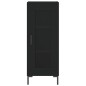 vidaXL Highboard Schwarz 34,5x34x180 cm Holzwerkstoff vidaXL Highboard Schwarz 34,5x34x180 cm Holzwerkstoff