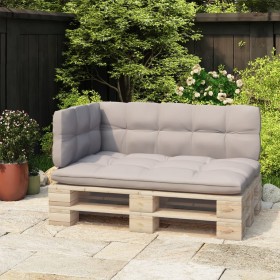 vidaXL Rückenlehne für Palettensofa Schwarz 110 cm Eisen 