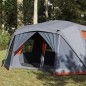 vidaXL Campingzelt 10 Personen Grau und Orange 443x437x229 cm vidaXL Campingzelt 10 Personen Grau und Orange 443x437x229 cm