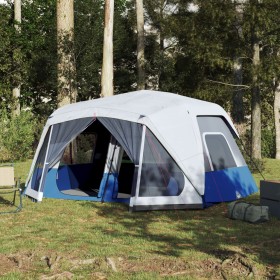 vidaXL Campingzelt mit LED Blau 443x437x229 cm