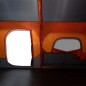 vidaXL Campingzelt 9 Personen Grau und Orange 441x288x217 cm vidaXL Campingzelt 9 Personen Grau und Orange 441x288x217 cm