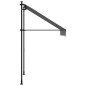 vidaXL Markise Einziehbar Anthrazit 150x150 cm Stoff und Stahl vidaXL Markise Einziehbar Anthrazit 150x150 cm Stoff und Stahl