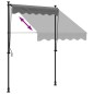 vidaXL Markise Einziehbar Anthrazit 150x150 cm Stoff und Stahl vidaXL Markise Einziehbar Anthrazit 150x150 cm Stoff und Stahl