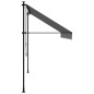 vidaXL Markise Einziehbar Anthrazit 300x150 cm Stoff und Stahl vidaXL Markise Einziehbar Anthrazit 300x150 cm Stoff und Stahl