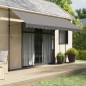 vidaXL Markise Einziehbar Anthrazit 400x150 cm Stoff und Stahl vidaXL Markise Einziehbar Anthrazit 400x150 cm Stoff und Stahl