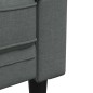 vidaXL Chesterfield-Sofa 3-Sitzer Dunkelgrau Stoff vidaXL Chesterfield-Sofa 3-Sitzer Dunkelgrau Stoff