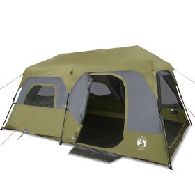 vidaXL Campingzelt 9 Personen Grün 441x288x217 cm