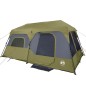 vidaXL Campingzelt 9 Personen Grün 441x288x217 cm vidaXL Campingzelt 9 Personen Grün 441x288x217 cm