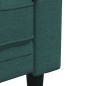 vidaXL Chesterfield-Sofa 3-Sitzer Dunkelgrün Stoff vidaXL Chesterfield-Sofa 3-Sitzer Dunkelgrün Stoff
