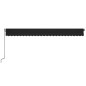Automatische Markise mit LED & Windsensor 600x350 cm Anthrazit Automatische Markise mit LED & Windsensor 600x350 cm Anthrazit