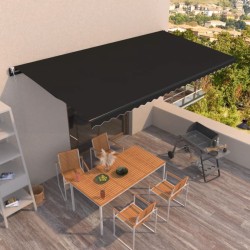 Gelenkarmmarkise Automatisch 450x600x350 350 cm Anthrazit