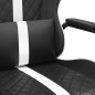 vidaXL Gaming-Stuhl Schwarz und Weiß Kunstleder vidaXL Gaming-Stuhl Schwarz und Weiß Kunstleder