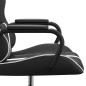 vidaXL Gaming-Stuhl Schwarz und Weiß Kunstleder vidaXL Gaming-Stuhl Schwarz und Weiß Kunstleder