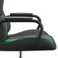 vidaXL Gaming-Stuhl Schwarz und Grün Kunstleder vidaXL Gaming-Stuhl Schwarz und Grün Kunstleder