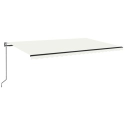 Gelenkarmmarkise Automatisch 500x350 cm Creme