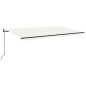 Gelenkarmmarkise Automatisch 500x350 cm Creme Gelenkarmmarkise Automatisch 500x350 cm Creme