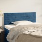 vidaXL Kopfteil Dunkelblau 100x5x78/88 cm Samt vidaXL Kopfteil Dunkelblau 100x5x78/88 cm Samt