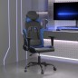 vidaXL Gaming-Stuhl Schwarz und Blau Kunstleder vidaXL Gaming-Stuhl Schwarz und Blau Kunstleder