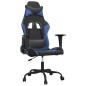 vidaXL Gaming-Stuhl Schwarz und Blau Kunstleder vidaXL Gaming-Stuhl Schwarz und Blau Kunstleder