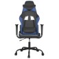 vidaXL Gaming-Stuhl Schwarz und Blau Kunstleder vidaXL Gaming-Stuhl Schwarz und Blau Kunstleder