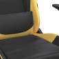 vidaXL Gaming-Stuhl Schwarz und Golden Kunstleder vidaXL Gaming-Stuhl Schwarz und Golden Kunstleder