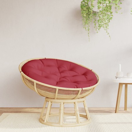 vidaXL Kissen Rund Weinrot Ø 100x11 cm Oxford-Gewebe