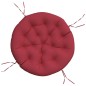 vidaXL Kissen Rund Weinrot Ø 100x11 cm Oxford-Gewebe vidaXL Kissen Rund Weinrot Ø 100x11 cm Oxford-Gewebe