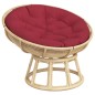 vidaXL Kissen Rund Weinrot Ø 100x11 cm Oxford-Gewebe vidaXL Kissen Rund Weinrot Ø 100x11 cm Oxford-Gewebe