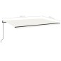 Gelenkarmmarkise Automatisch 500x350 cm Creme Gelenkarmmarkise Automatisch 500x350 cm Creme