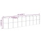 vidaXL Hochbeet Pulverbeschichteter Stahl 332x40x68 cm Anthrazit vidaXL Hochbeet Pulverbeschichteter Stahl 332x40x68 cm Anthrazit