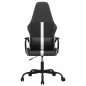 vidaXL Gaming-Stuhl mit Massagefunktion Weiß und Schwarz Kunstleder vidaXL Gaming-Stuhl mit Massagefunktion Weiß und Schwarz Kunstleder